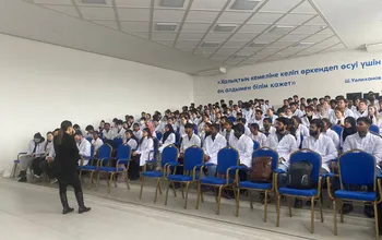 Vice-Rector for Internationalization and Infrastructure Development Zhaylagul Oralovna Sagyndykova...