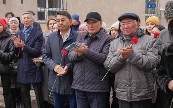 В Кокшетау установлена «Мемориальная памятная доска»