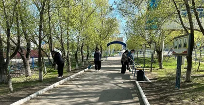24.04.2025, г. Кокшетау, Аллея Здоровья
