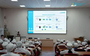 28 сентября студенты 1-го курса Высшей школы медицины Ualikhanov University...