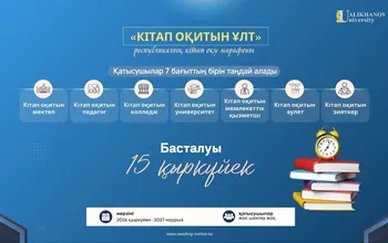 «Кітап оқитын ұлт» республикалық кітап оқу марафоны басталды