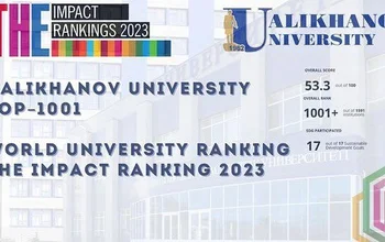 Ualikhanov University вошел в топ-1000 среди университетов из 110 стран Мирового рейтинга Times Higher Education Impact Ranking 2023